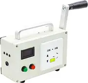 150W Generator Portable High Power Hand-Cranked Charging Generator USB Charging Emergency Dynamotor Suitable for Camping and Hiking Outdoor (5200MAH)