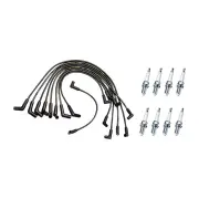 Bosch Super Sport Leads + 8 x Denso Spark Plugs for Ford Falcon EB 4.9 92 - 93