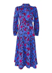 Diane Von Furstenberg Lux Printed Stretch-cotton Poplin Shirt Dress - Multicoloured - 12 (UK16 / XL) 12 (UK16 / XL)