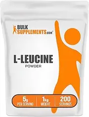 BulkSupplements.com L-Leucine Powder - Leucine Supplements, Leucine Amino Acid - BCAA Supplements, Leucine Powder - Unflavored & Gluten Free, 5000mg per Serving, 5kg (11 lbs)