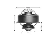 New DAYCO Thermostat to fit SsangYong Rexton 2003-2006