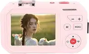 64MP Digital Camera for Vlogging & Photography, 4K Video 18X Zoom Autofocus, WiFi Dual Screen Selfie, Compact Travel Camera Support 256GB SD Card (Pink)