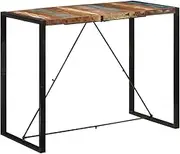 Furniture Bar Table White 60x60x110 cm Solid Wood Pine