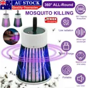 USB Mosquito Catcher Lamp Electric LED Light Insect Killer Fly Bug Zapper IW