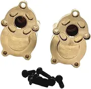 1:10 RC Rear Steering Cups, Brass Replace Parts for H8H, Yk4082, Yk4102 Vehicles, RC Hobby Car DIY Modified