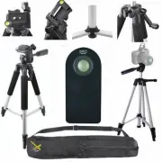 LIGHTWEIGHT 57" PHOTO TRIPOD + REMOTE FOR NIKON D3000 D3100 FOR ALL NIKON DSLR
