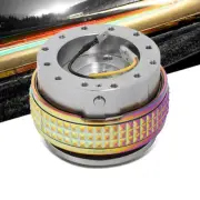 NRG Gunmetal Body/Neo Chrome Ring Gen 2.1 Steering Wheel Quick Release Adapter