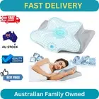 Cervical Memory Foam Neck Pillow for Pain Relief - Ergonomic Contour Bed Pillow