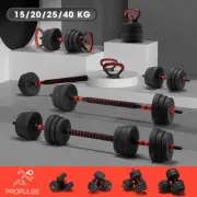 ProPulse Adjustable Dumbbell Barbell Set Home Weights Exercise 15/20/25/40KG