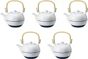 Set of 5 Yumeji M5 Earthenware, 650cc, 4.9 x 4.3 inches (12.5 x 11 cm), 650cc | Arita Ware Pottery Setomonohonpo