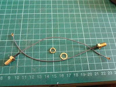 4pcs RP-SMA to IPEX U.FL MHF2 cable for Antenna WiFi Router