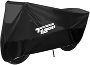 Motorcycle Covers for YA&MAHA Tenere1200 2014-2021 Motorcycle Outdoor Rain Protector Covers(Black,XXL for 200cm)