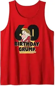 [Disney] Princesses Snow White Grumpy Sixtieth Birthday Grump Tank Top