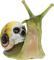 NULYLU Adorable Snail Figure Resin Decor Small Snail Toy Garden Statue Courtyard Ornament