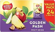 Golden Circle Golden Pash Fruit Drink Lunch Box Poppers Multipack Flavoured Lunchbox Drink No Artificial Colours, Flavours or Preservatives 250ml (Pack of 24)