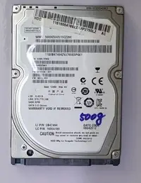 在飛比找Yahoo!奇摩拍賣優惠-筆電碟2.5吋 Seagate 500g 5400rpm S