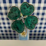 Bath & Body Works ~ GREEN JEWELED FOUR LEAF CLOVER ~ Light Up Wallflower Plug In