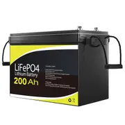 12V 200Ah Lithium Battery 2560Wh Solar Boat Marine Power