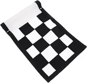 Gogogmee Checkered Training Flag Portable Golf Course Flag for Putting Practice Lightweight Design for Enhanced Accuracy for Outdoor Training Sessions