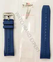 Original Tissot Seastar FITS T066427A or T066414A Blue Rubber Watch Band Strap