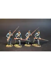 JOHN JENKINS 4 Figure Set CIVIL WAR CS33V-09N CONFEDERATE 33RD VIRGINIA 1:30