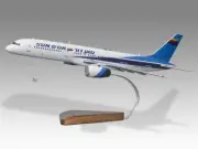 Boeing 757-200 Sun D'Or International Airlines Wood Airplane Model Large 1/100