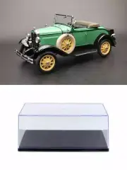 DIECAST CAR W/DISPLAY CASE 1931 FORD A ROADSTER RESEDA GREEN SUN STAR 6127 1/18