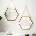 Round/Hexagonal/Rectangle Nordic Decorative Mirror Washstand