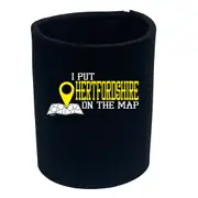 Put On The Map Hertfordshire - Funny Novelty Stubby Holder