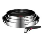 NEW Tefal Ingenio Emotion Induction Stainless Steel Frypan Set 4pce