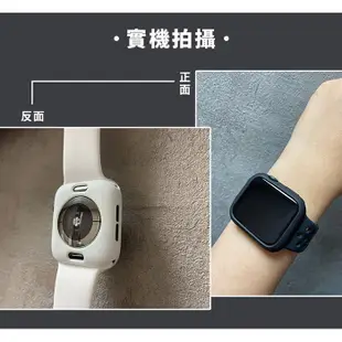 for Apple Watch 4/5代 防摔邊框矽膠保護殼套