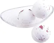 Healvian Rose Essential Oil Bath Ball with Milk Natural Ball for Relaxing Spa Bath