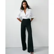 NWT SPANX Perfect Fit Ponte Wide Leg Pant in Classic Black Size 2X Petite