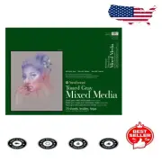 Sustainable 400 Series 18x24 Mixed Media Pad - Ideal for Watercolors & Sketches