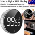 Baseus Magnetic Digital Kitchen Timer LCD Countdown Cooking Loud Alarm Stopwatch