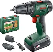 [Bosch] Home and Garden 18V Cordless Drill Driver With 1.5Ah Battery, Charger and Case, 2 Speed, 20 Torque Settings, 10mm Chuck, 34Nm