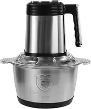 Kitchen Mixing Minced Vegetable Mincer, Large Capacity Baby Food Supplementary Machine Electric Household Commercial Mincer for Meat/Fish/Vegetable/Baby Food,2L,A