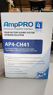 NEW - PAC AmpPro 4 #AP4-CH41 Factory Sound System Upgrade Solution