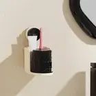 Space-Saving Suction Cup Toothbrush Rack for Home