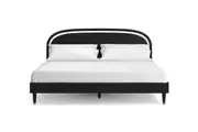 Brosa Melody Bed Frame (Java Black, King)