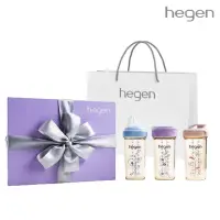 在飛比找momo購物網優惠-【hegen】PCTO 紫綻花漾禮盒 - 含原廠提袋(奶瓶界