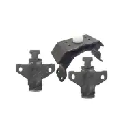 Front + Rear Engine Mount Kit for Toyota Hilux KUN26R 4 Spd Auto & 5 Spd Manual
