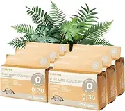 Ecoriginals - 180 Eco Newborn Nappies - Baby Nappies Size 0 with 100% Plant-based Layers, Disposable & Hypoallergenic Baby Essentials for Newborn - Secure Fit Newborn Nappy (Birth-4.5Kg), 30x6 Packs
