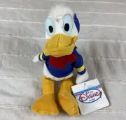 Disney Store Donald Duck Mini Bean Bag Plush - NEW with Tags 9 Inch
