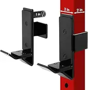 Yes4All Premium Barbell Safety Squat Bar Attachment - 1,000 LBS (453 kg) Capacity Squat Rack Spotter Arms 2x2 – Adjustable Height
