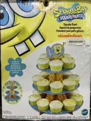 NEW SpongeBob SquarePants Cupcake Stand Holder XL REUSABLE Wilton Nickelodeon