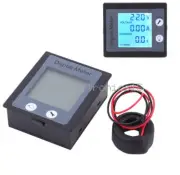 AC 260V 100A Digital LCD Panel Voltage Meter Power Energy Ammeter Voltmeter K9
