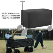 Simplified Protection Portable and Foldable Waterproof Cover for Camping Carts