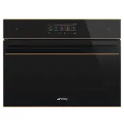 Smeg 60cm Compact Dolce Stil Novo Combi Microwave Oven SOA4606WM2PNR