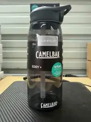 Camelbak Charcoal/Black 32oz/1L Eddy+ with Straw BPA Free Tritan Plastic